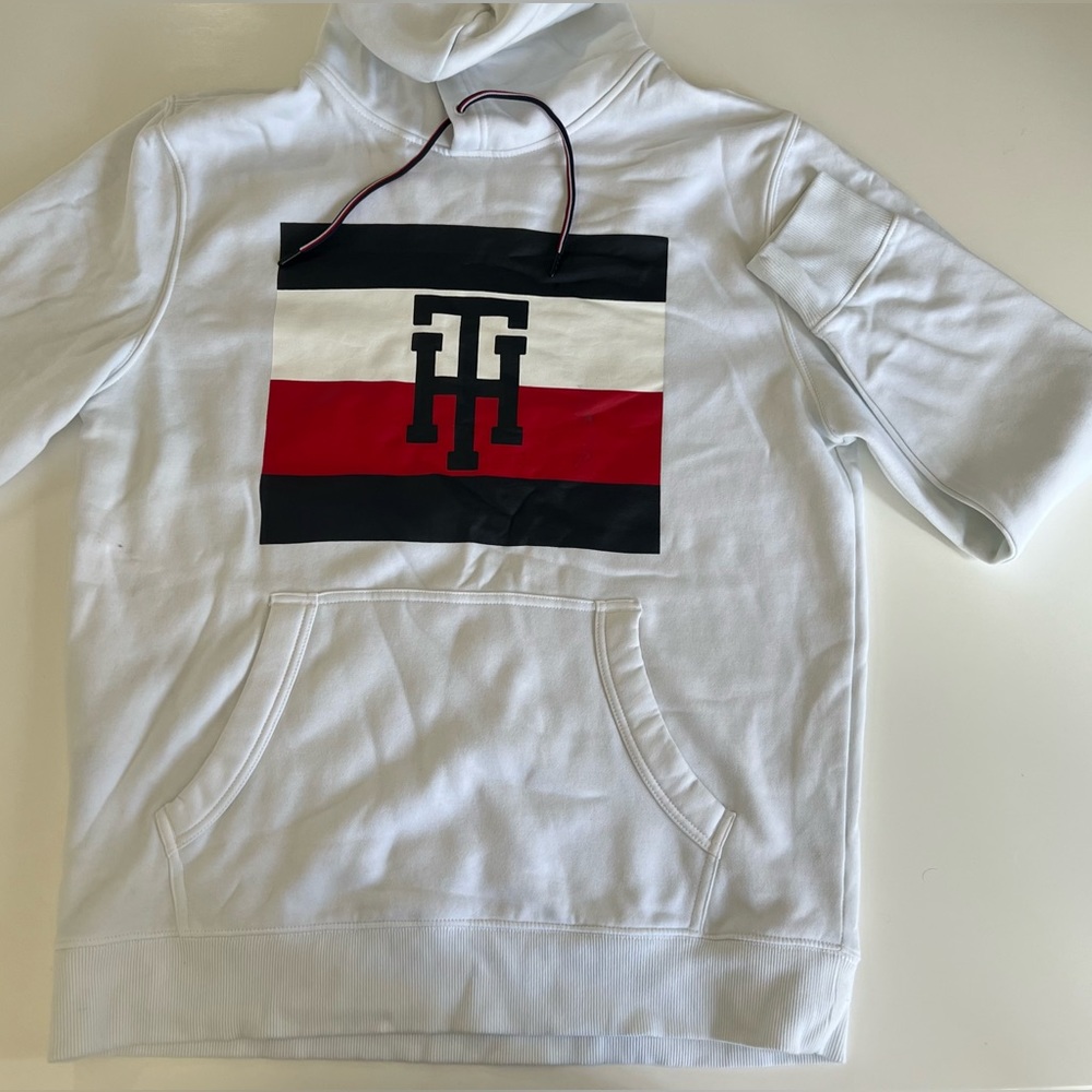 Tommy Hilfiger oversized white hoodie unisex